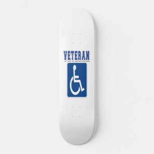 Handikappade Veteran Mini Skateboard Bräda 18,5 Cm