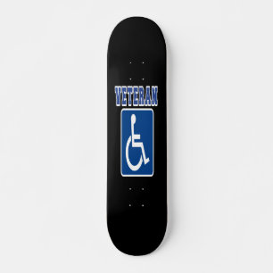 Handikappade Veteran Mini Skateboard Bräda 18,5 Cm