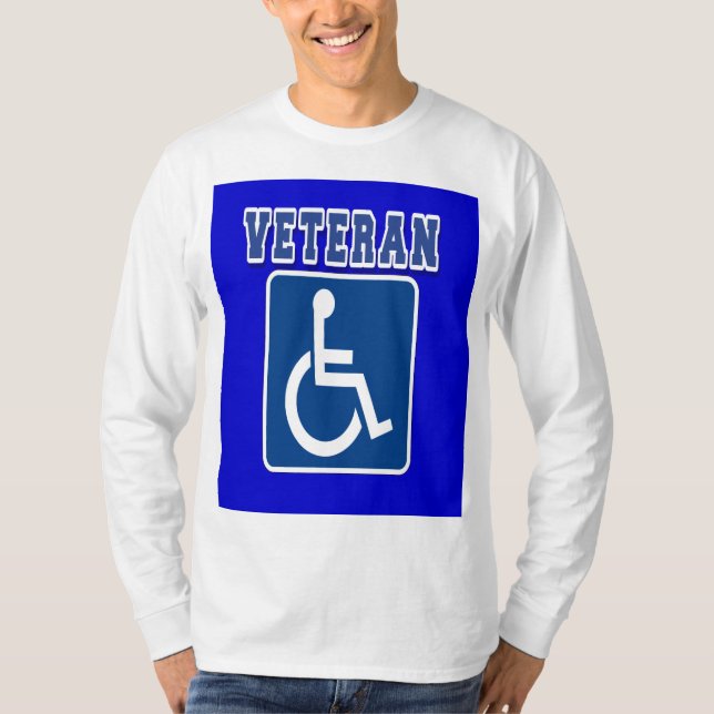 Handikappade Veteran T Shirt (Framsida)