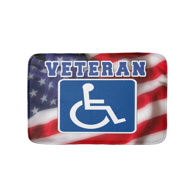 Handikappade Veteran USA Badrumsmatta (Framsidan)