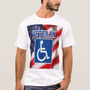 Handikappade Veteran USA T Shirt