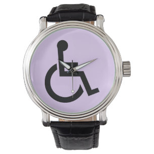 Handikappat symbol armbandsur