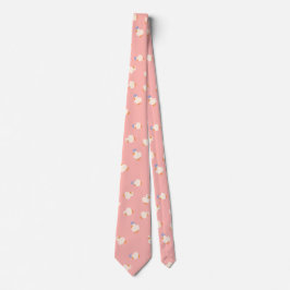 Handillustrerad Ankdesign Rosa Slips