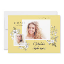 Handillustrerad blommigt med flera foto student