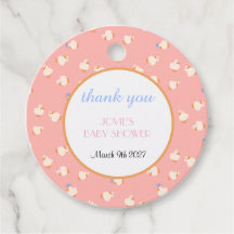 Handillustrerade ankor Barn Rosa Baby Shower