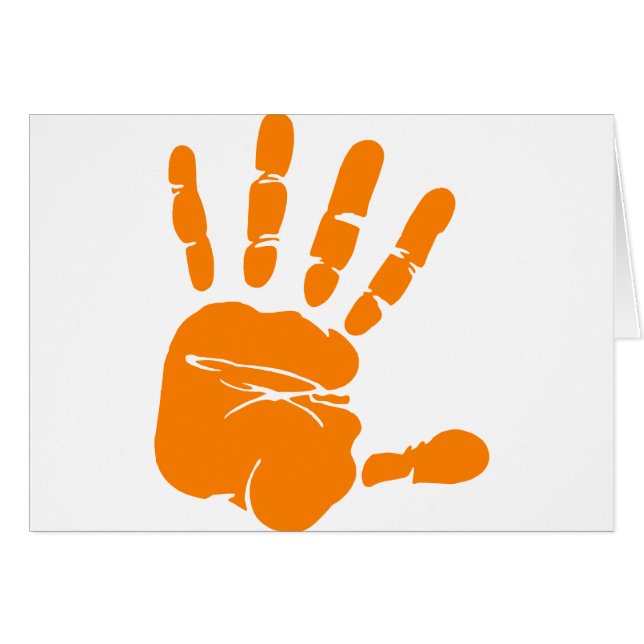 Handintryck Hälsningskort (Framsidan Horizontal)