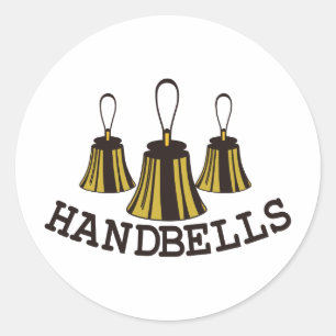 Handklockor Runt Klistermärke