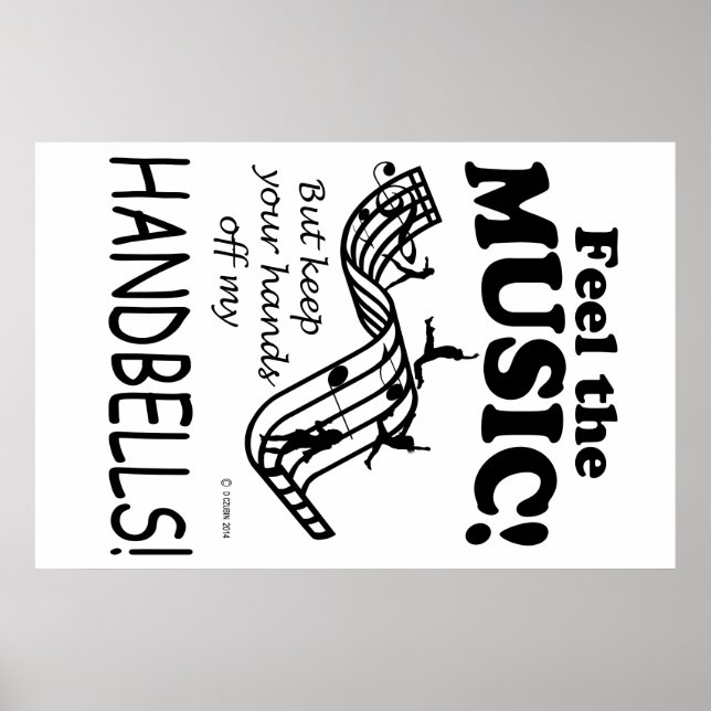 Handklockorna känner musiken poster (Framsidan)