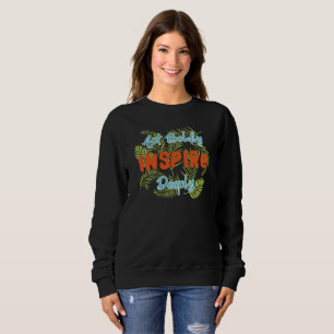 Handla djärvt, inspirera djupt t shirt
