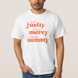Handla endast, Kärlek Mercy, Walk Humly (modet för T Shirt