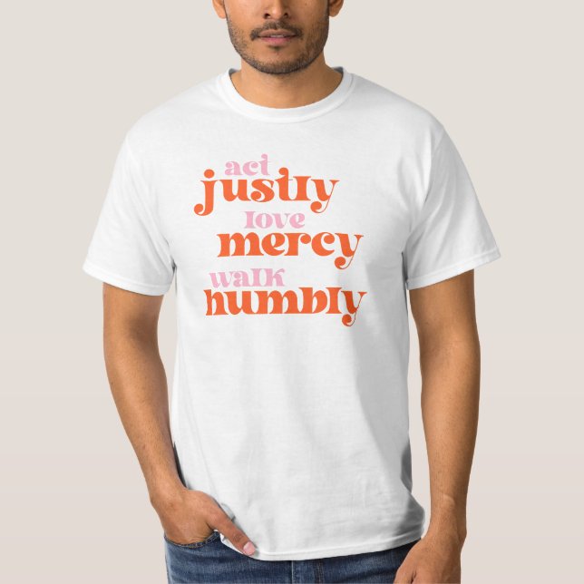 Handla endast, Kärlek Mercy, Walk Humly (modet för T Shirt (Framsida)