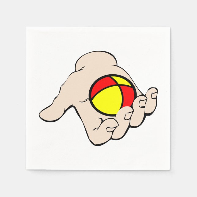 Handla med juggling Boll Pappra blöjor Pappersservett (Framsidan)