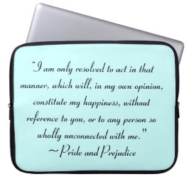 Handla på ett sätt att bilda Happiness Jane Austra Laptop Fodral