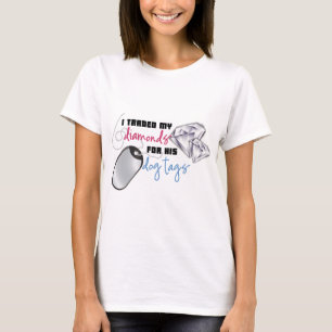 Handlade min diamanter t-shirt