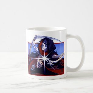 Handlag av dödmuggen kaffemugg