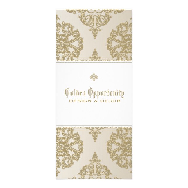 Handlag av guld reklamkort (Framsidan)