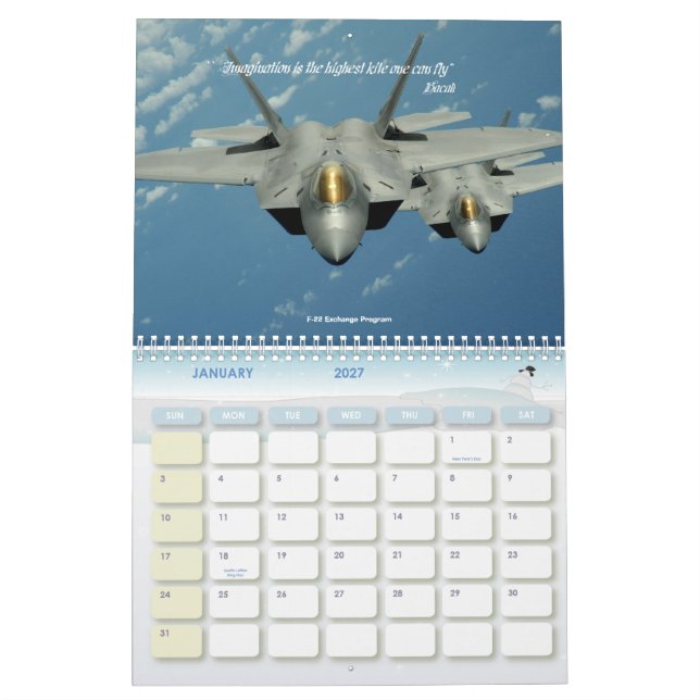 Handlag besegrar, världen av flygvapnet 2010 kalender (Jan 2027)