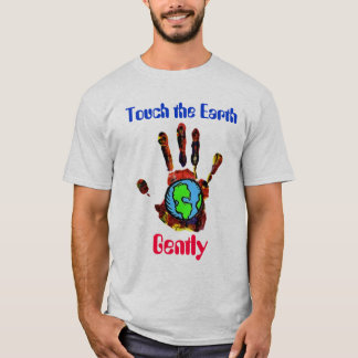 Handlag jorden försiktigt tee shirt