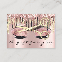 Handläggare för presentationscertifikat Makeup Las Visitkort