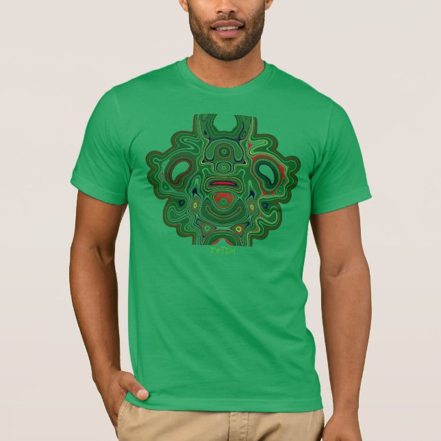 Handlagutslagsplatser:  (Totem) drömma ödlan T-shirt (Framsida)