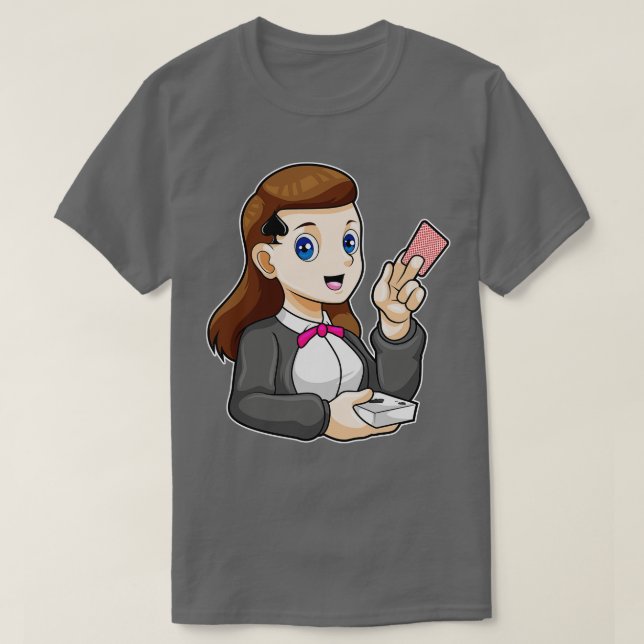 Handlare vid Poker T Shirt (Design framsida)