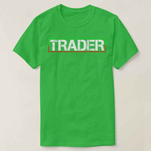 Handlarens livslängd för en handlare som handlar m t shirt (Design framsida)
