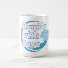 Handle With Care – Belongs to 'Name' Personalized Kaffemugg