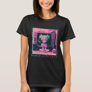 Handle with Care Pastel Goth Kawaii Anime Menhera T Shirt