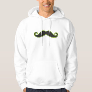 Handlebar mustache (Curly Mustache) - Grönt Sweatshirt