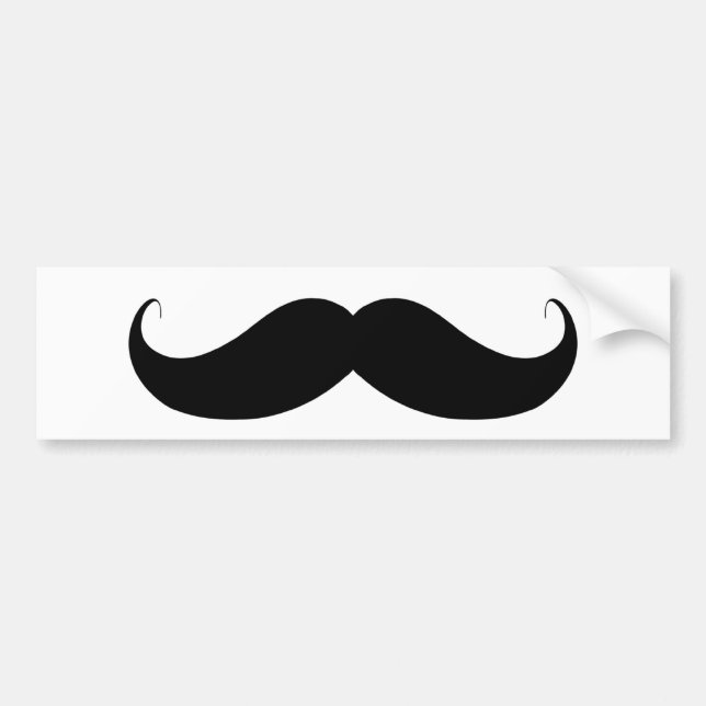 HandlebarMoustache/mustasch Bildekal (Framsidan)