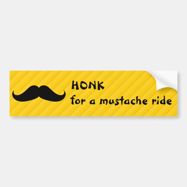 Handlebarmustasch Bildekal (Framsidan)