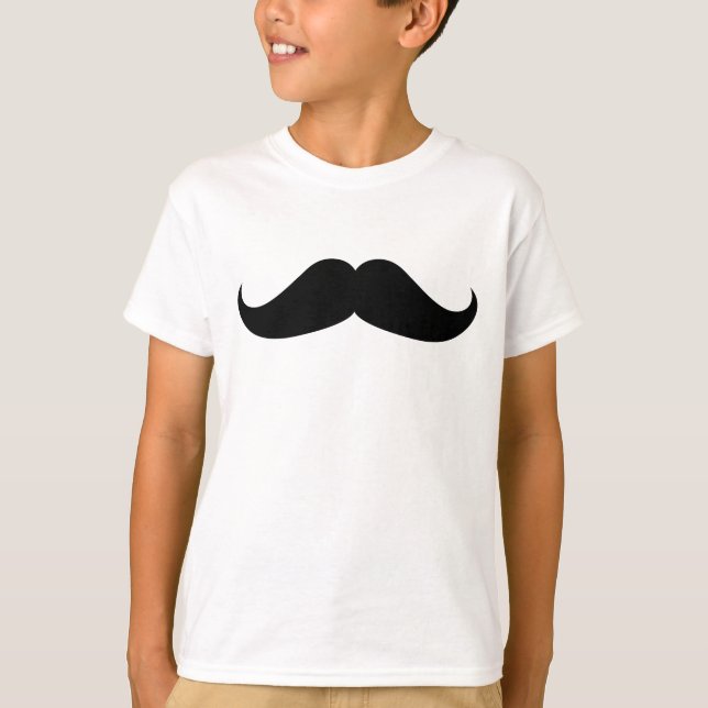 Handlebarmustasch T-shirt (Framsida)
