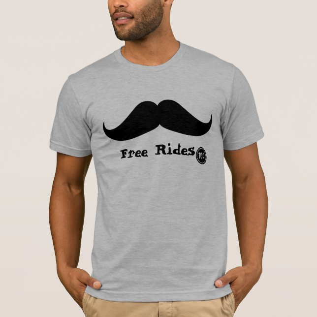 Handlebarmustasch Tee (Framsida)