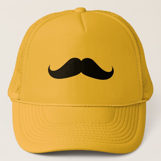 Handlebarmustasch Truckerkeps (Framsida)