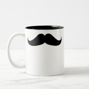 Handlebarmustasch Två-Tonad Mugg