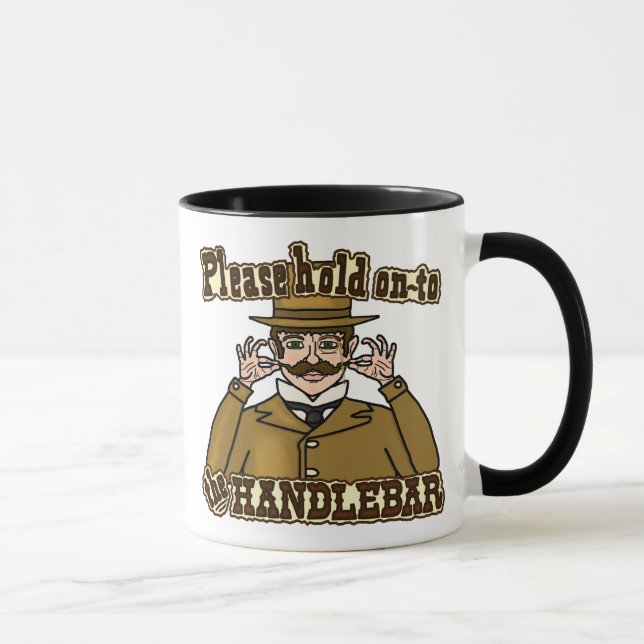 Handlebarmustaschgentleman Mugg (Höger)