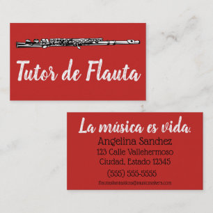 Handleda de Flauta Visitkort