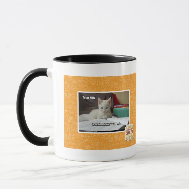 Handleda kattunge mugg (Vänster)