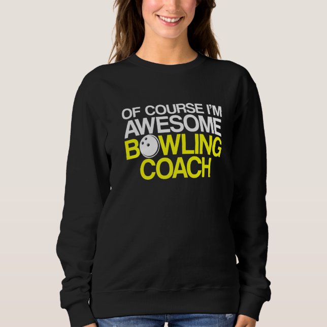 Handledare för Bowling Coach Player Team Instruktö T Shirt (Framsida)