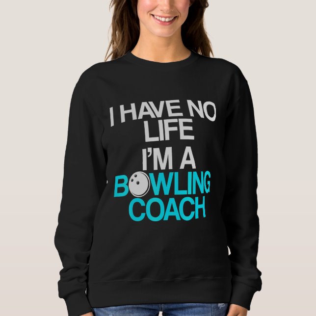 Handledare för Bowling Coach Player Team Instruktö T Shirt (Framsida)