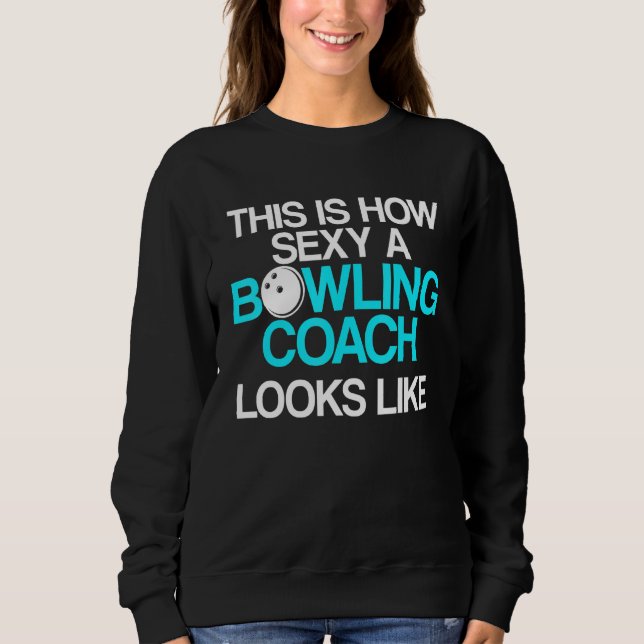 Handledare för Bowling Coach Player Team Instruktö T Shirt (Framsida)