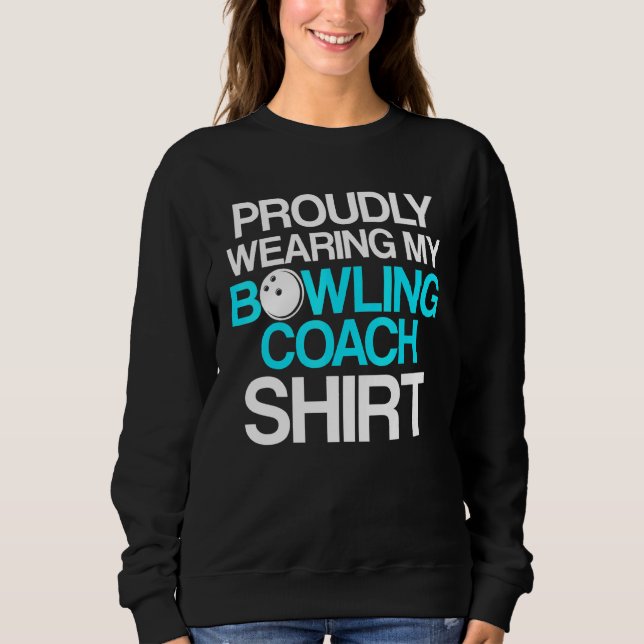 Handledare för Bowling Coach Player Team Instruktö T Shirt (Framsida)