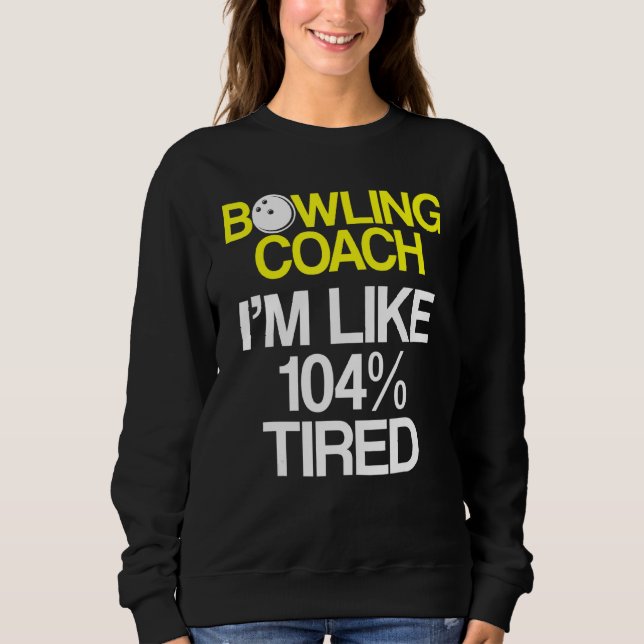 Handledare för Bowling Coach Player Team Instruktö T Shirt (Framsida)