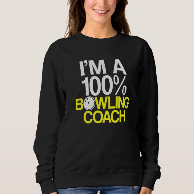 Handledare för Bowling Coach Player Team Instrukto T Shirt (Framsida)