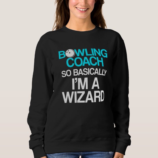 Handledare för Bowling Coach Player Team Instruktö T Shirt (Framsida)