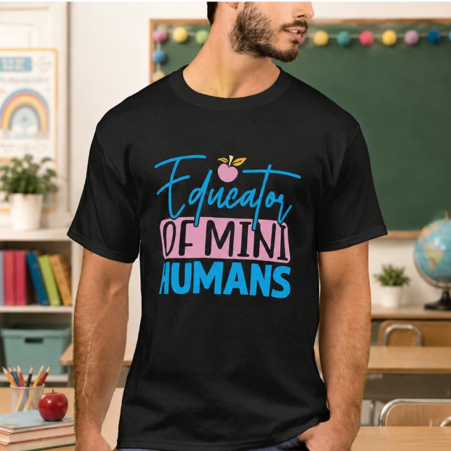 Handledare för Mini Människor Anteckningsbok – Rol T Shirt (Educator of Mini Humans Notebook – Funny Teacher T-Shirt)
