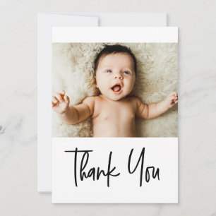 Handletar - tack för Anpassningsbarna Babyfoto Kort