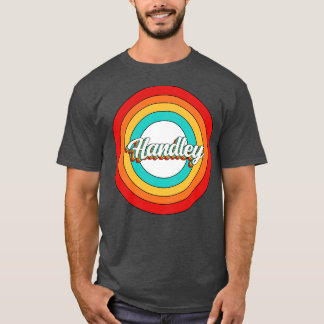 Handley Namn Shirt Vintage Handley Circle T