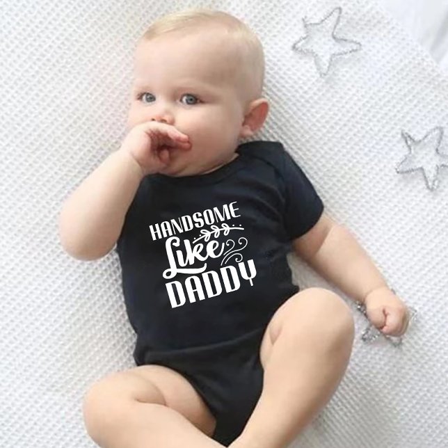 Handlig som pappa Baby Bodywear One-Biet T Shirt (Skapare uppladdad)