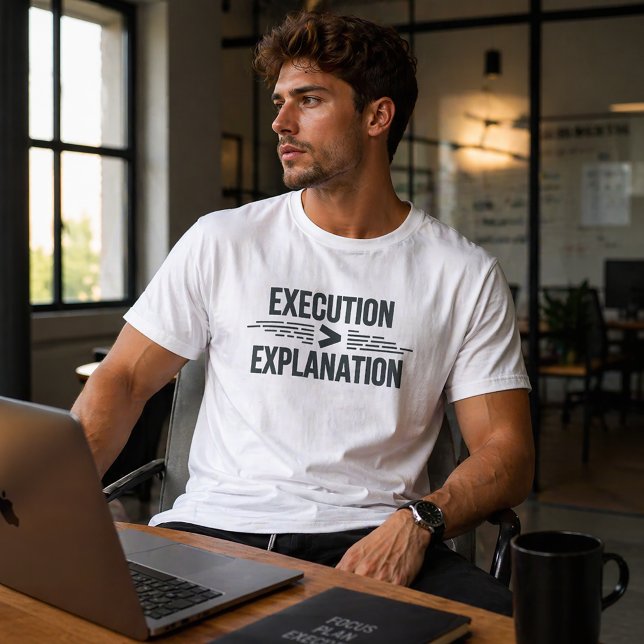 Handling Föregår Förklaring Grundarmentalitet T Shirt (Skapare uppladdad)